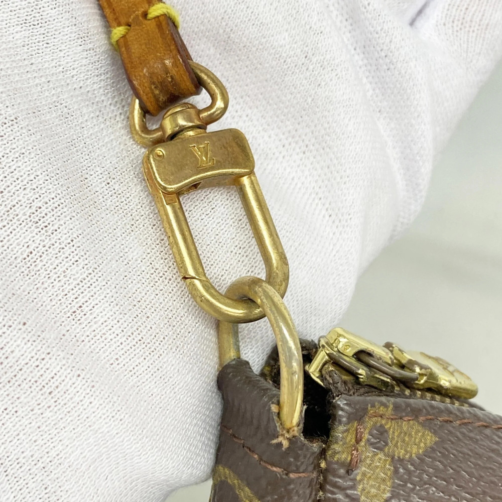 LOUIS VUITTON Brown Monogram Pochette Pouch - Picture 9 of 10
